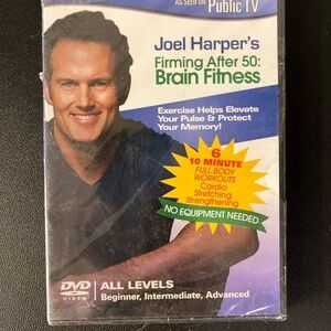 Joel Harpers Firming After 50: Brain Fitness (DVD, 2013) New Sealed